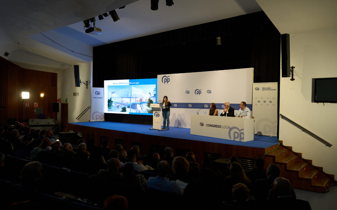 Silvia Fernández Táboas destaca no 7º Congreso Local do PP os logros históricos e a transformación de Ponteareas